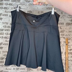 Athleta | women black ace tennis skort 13.5”
